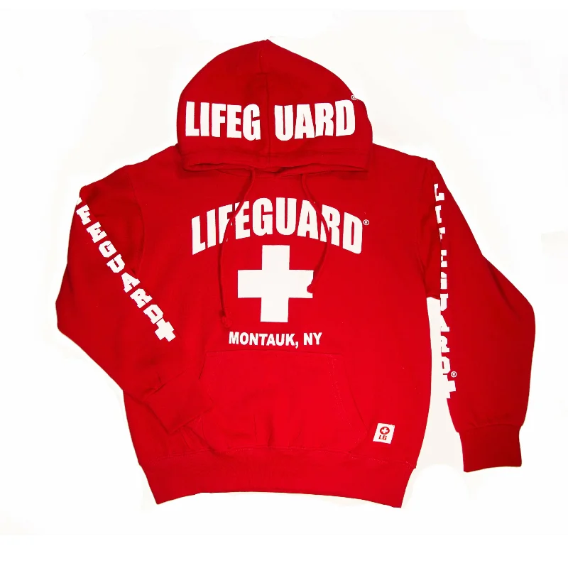 Buy Now Adult Lifeguard Montauk NY Pullover Hoodie