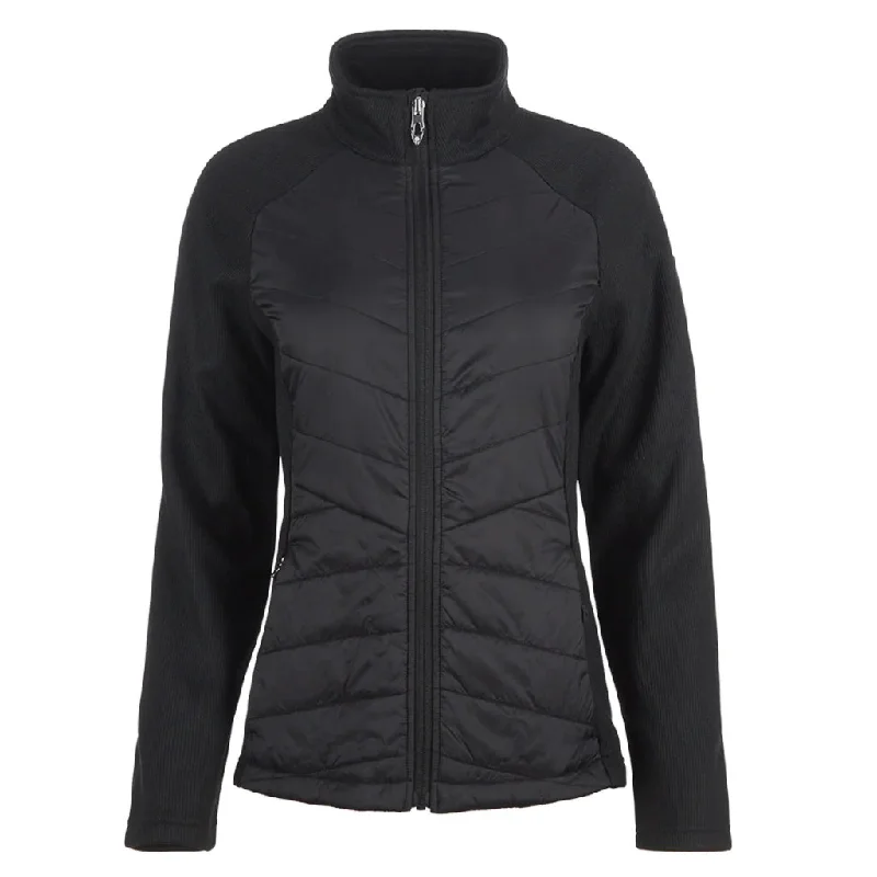 Hot Deal New Spyder Women's Nova Full-Zip Hybrid Jacket in Black MSP$149