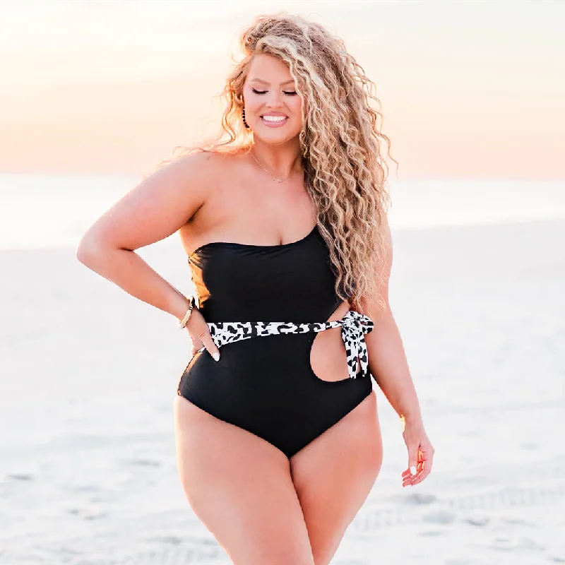 Crazy Savings Meet Me In Maui Swimsuit, Black