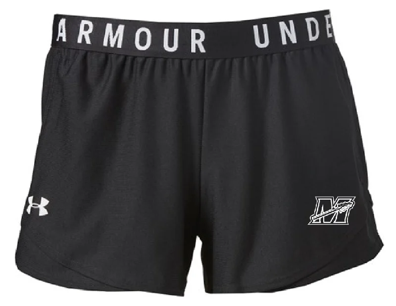 Seasonal Sale Under Armour Ladies Black Shorts w/Pockets - Sale!