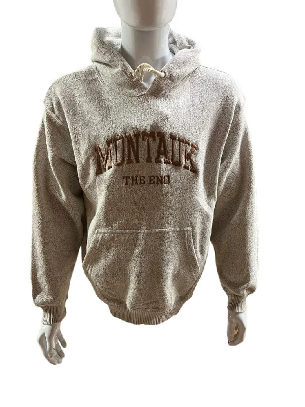 Massive Deals Adult Unisex Embroidered Montauk The End Pullover Hoodie