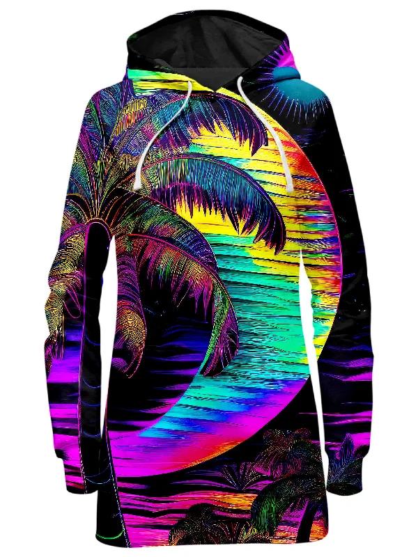 Extra Savings Neon Nights Hoodie Dress