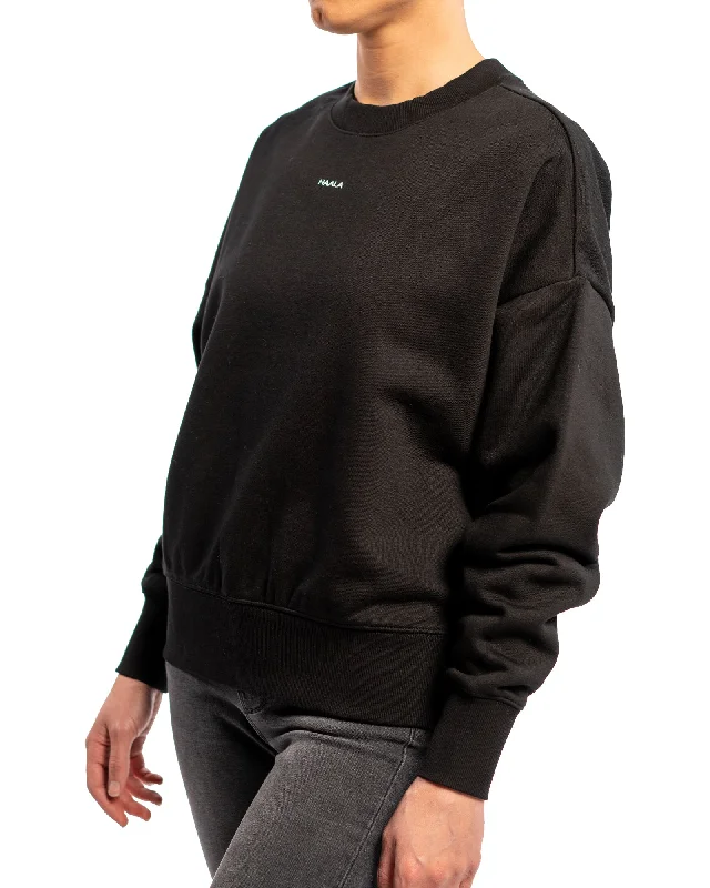 YEAR-End Clearance Heavy Crew Sweatshirt: Black