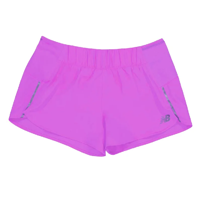 Deal of the Day New Balance - Women's Impact Run 3" Shorts (WS21267 COM)