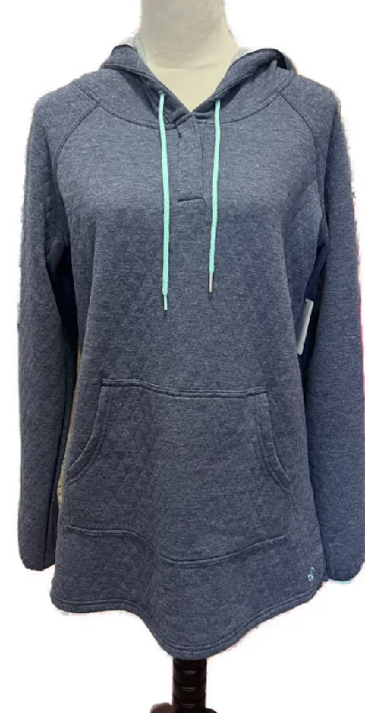 Reduced Prices New Straight Down Quilted Cosmo Hooded - Indigo Size L MSP$126