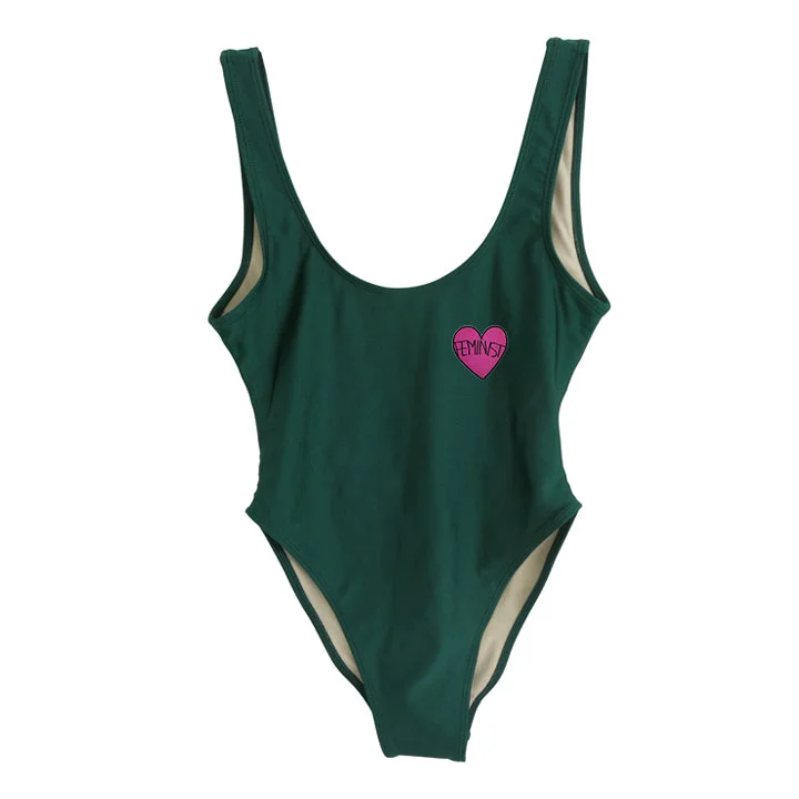 Price Drop FEMINIST HEART PATCH [SWIMSUIT]