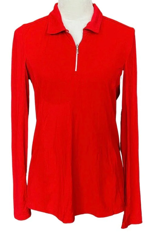 One-DAY Sale Nivo Sport Red Golf Pullover Size M MSP$98