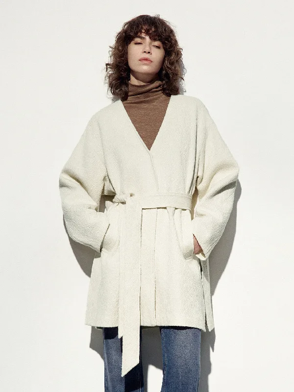 Year-End Sale Drop Shoulder Sleeve Long Coats
