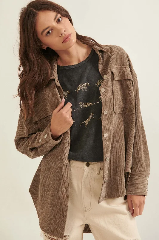 Referral Discount Working Class Hero Corduroy Shacket