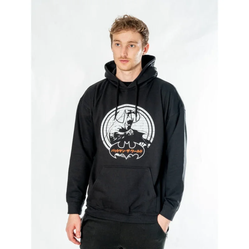 Value Deals Batman Black Adult Anime Wall Hoodie DC