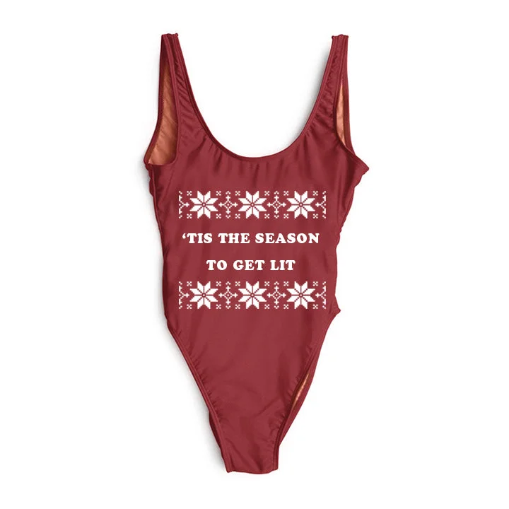 Price Rollback TIS' THE SEASON TO GET LIT [SWIMSUIT]