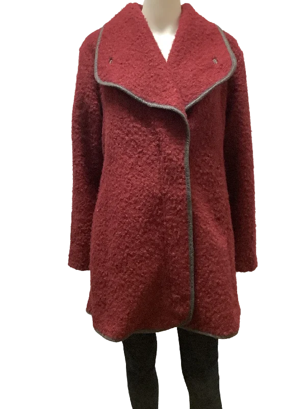 Exclusive Offers Simply Noelle Maroon Coat Size L/XL