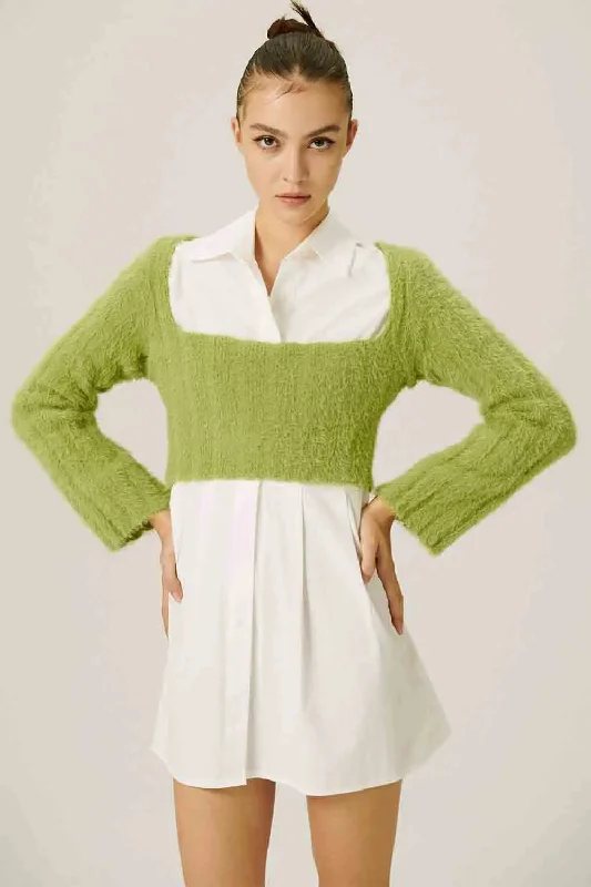Loyalty Reward Sophie Fuzzy Square Neck Top