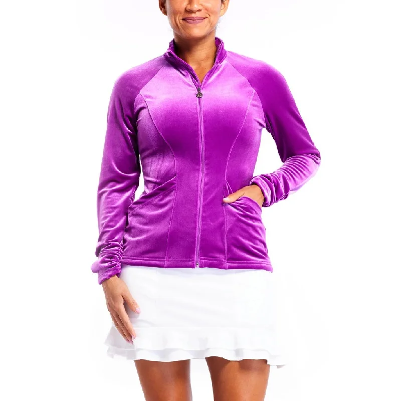 Closeout Sale New Tzu Tzu Saha Smooth Velvet Jacket MSP$149