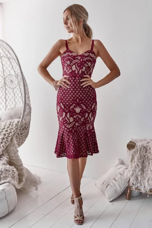 Instant Discount Ella Dress - Red