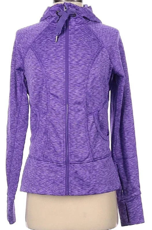 Customer Appreciation Sale Athleta Purple Heather Full-Zip Hooded Jacket Size S MSP$98