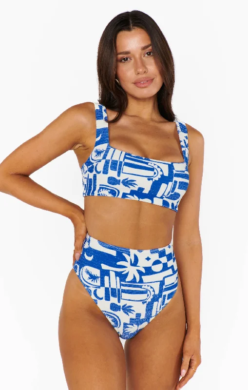 Limited Time Discount Hot Tub Top ~ Santorini Contour Scrunch