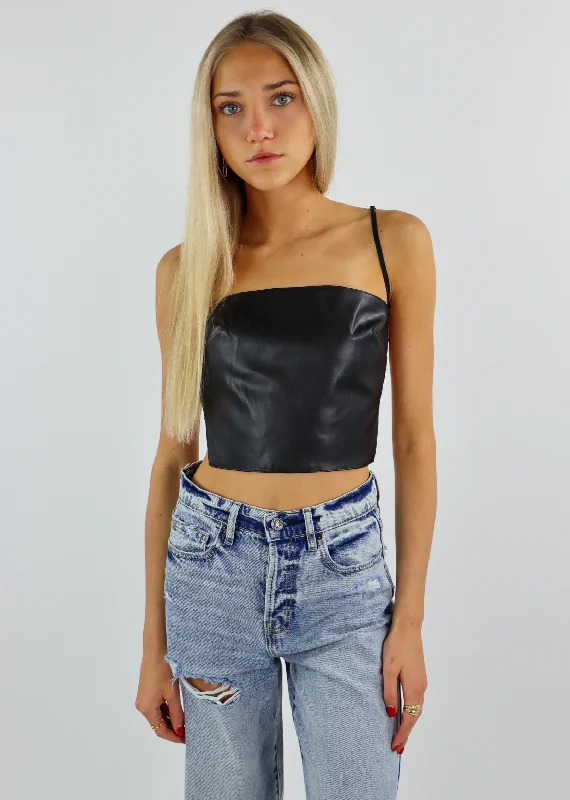 Mega Sale With Your Love Tube Top ★ Black