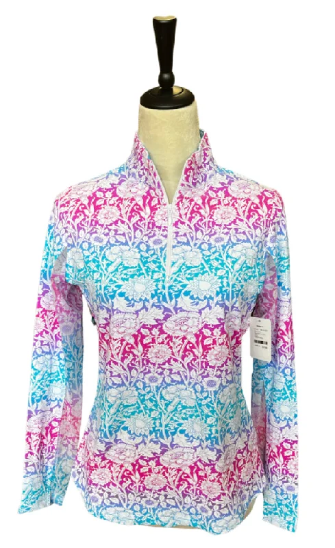 New Arrival Ibkul Ombre Adjustable Sun Shirt Size S