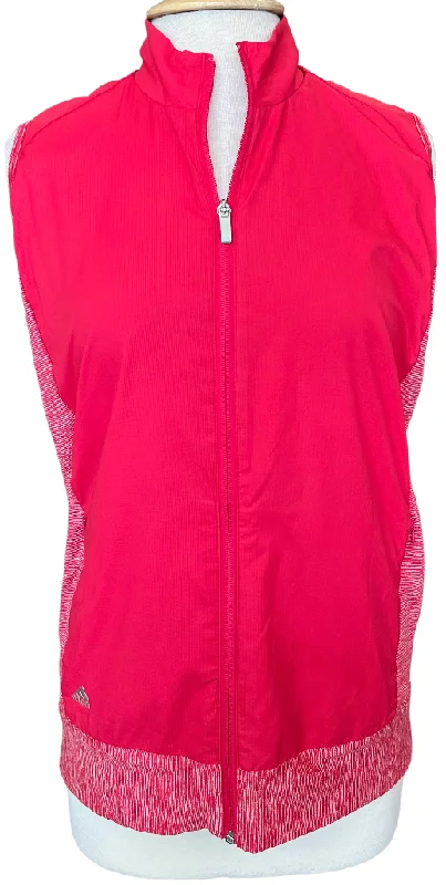 Shop and Save New Women's Red Full-Zip Vest Size L MSP$75