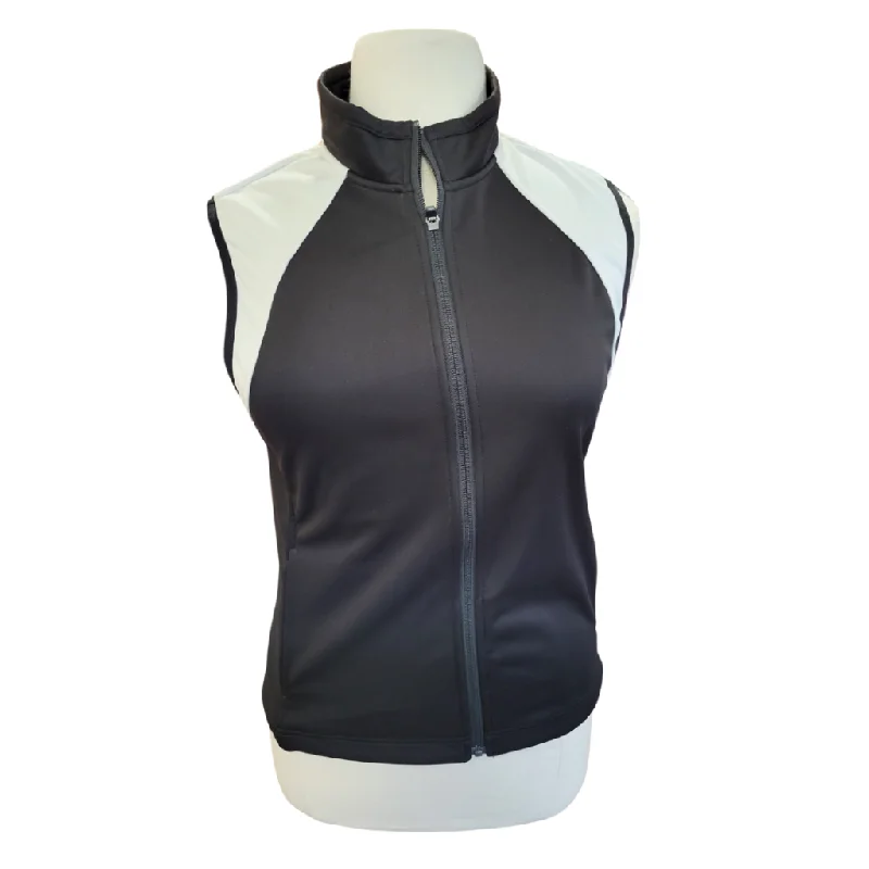 Exclusive Deal Women's Sun Mountain Black & White Full- Zip Golf Vest Size L MSP$110