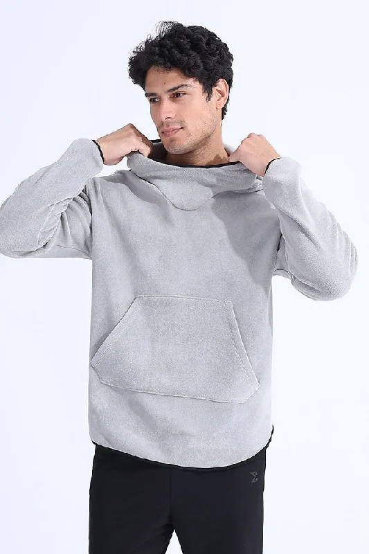 Midnight Madness Unsiex Gray Fleece Hoodie