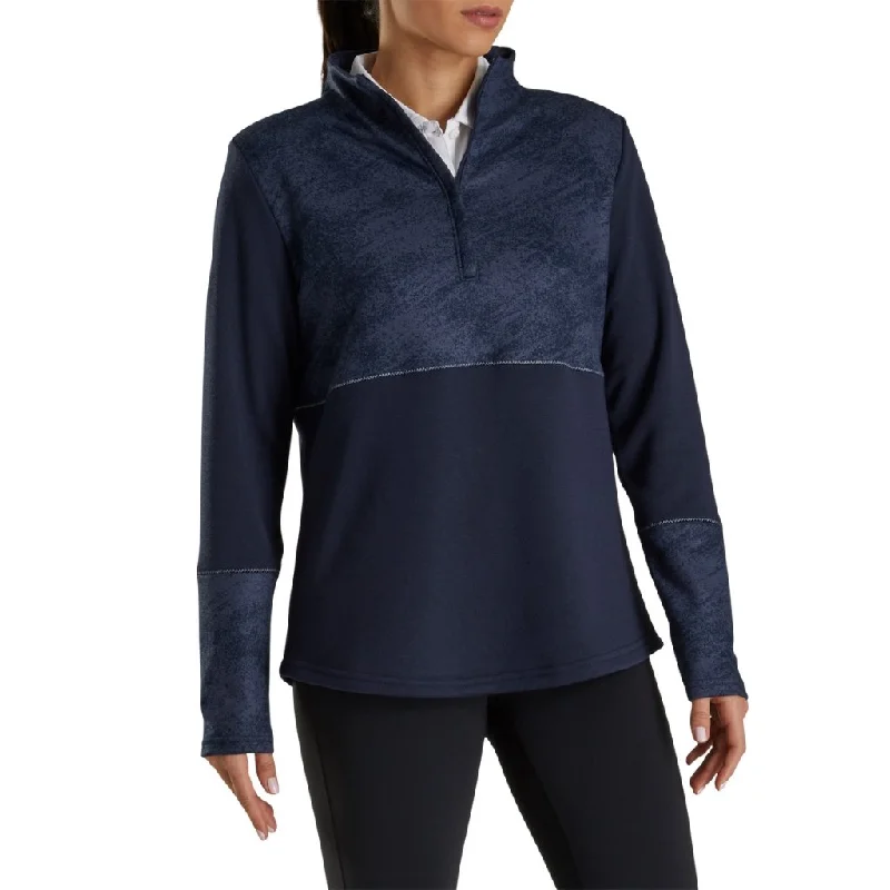 Buy More, Save More New Footjoy Women's Navy Half Zip Golf Pullover Size L MSP$95