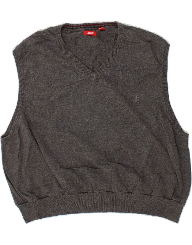 Deal of the Week IZOD Womens Oversized Vest Tank Top 2XL Grey