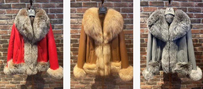 Quick Sale Woman's Fur and Leather Jacket