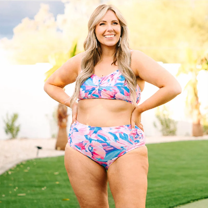 Huge Savings Beach Daze Swim Top, Pink