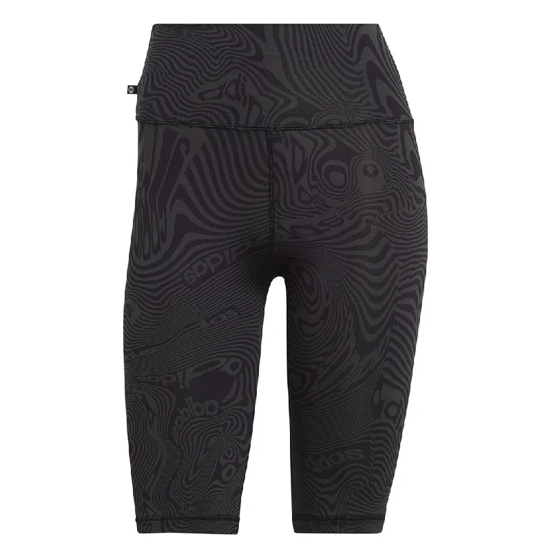 Today’s Deal adidas - Women's Marble Print Bike Shorts (IC2266)