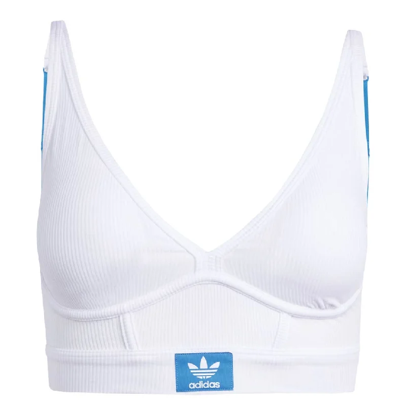Seasonal Clearance adidas - Women's Adicolor Flex Ribbed Cotton Two-Ply Plunge Brami Bra (GC3842) Seasonal Clearance adidas - Women's Adicolor Flex Ribbed Cotton Two-Ply Plunge Brami Bra (GC3842)