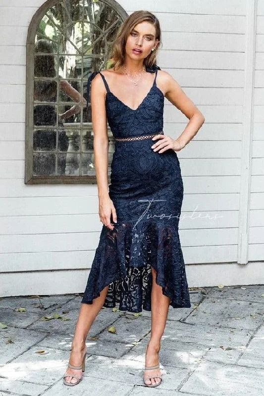 Limited Availability Valentina Dress - Navy