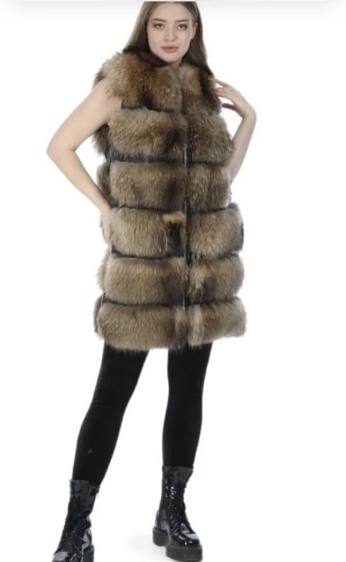 Price Buster Fox Vest Long