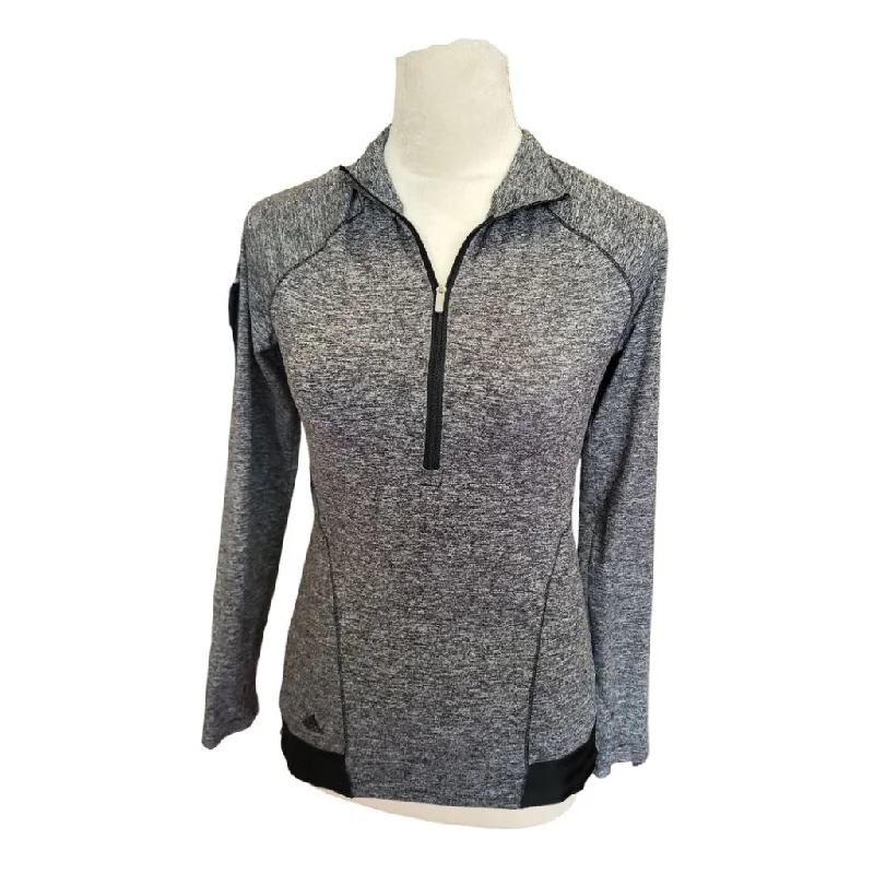Instant Discount Adidas Charcoal Gray Heather 1/4 Zip Pullover Size XS MSP$60