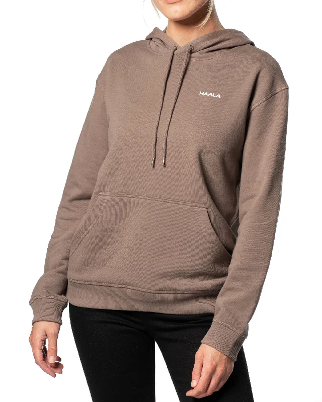 Final Clearance Hooded Sweatshirt: Mocha (FT)