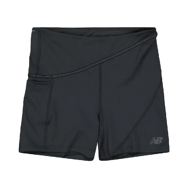 While Supplies Last New Balance - Women's Q Speed Shape Shield 4" Shorts (WS31289 BK)