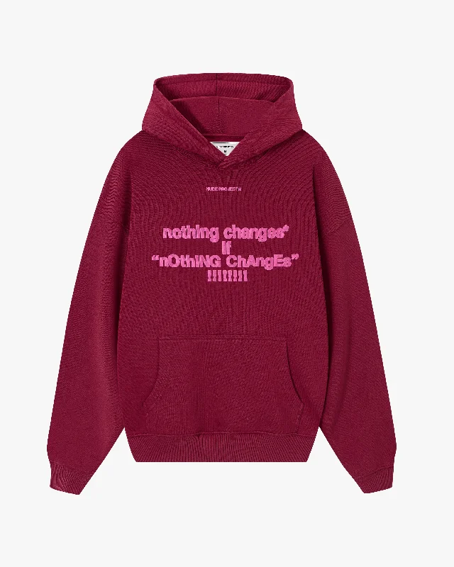 Price Cut fActs?* HOODIE BURGUNDY