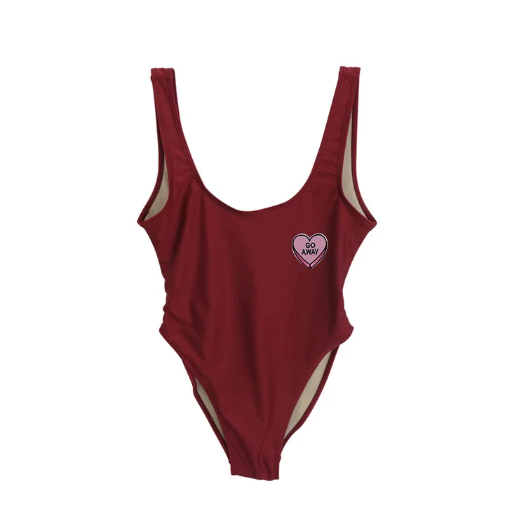 Markdowns GO AWAY HEART PATCH [SWIMSUIT]