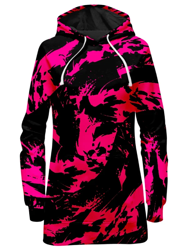 The Best Prices Pink Swirl Hoodie Dress