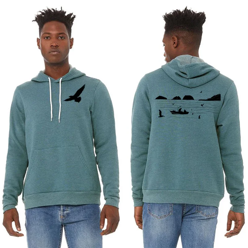 Deal Mania Bay Bounty *Limited Edition* Ultra Soft Pull Over Hoodie - Unisex Heather Deep Teal