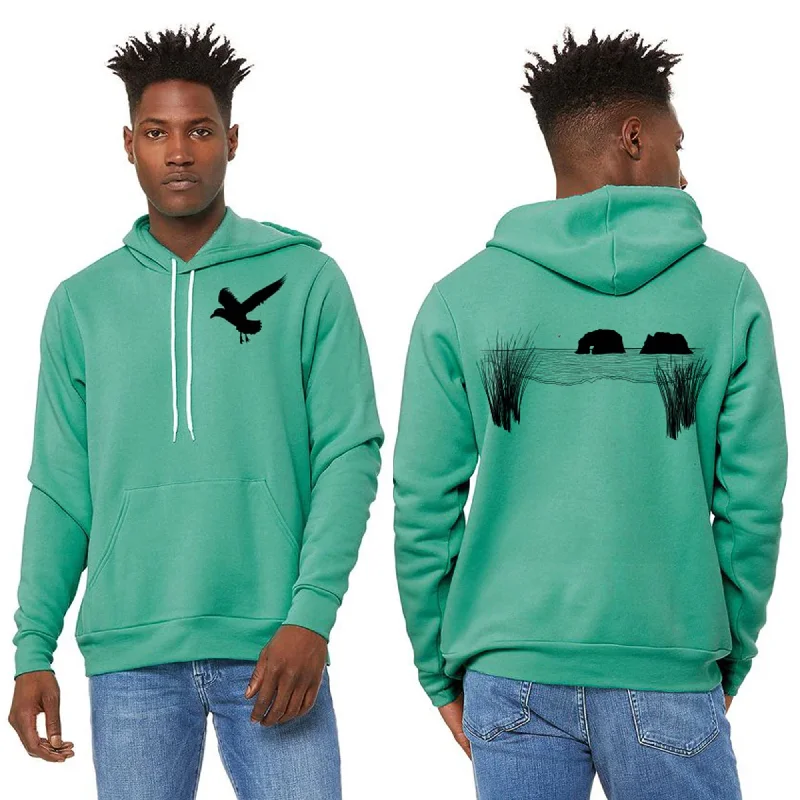 Exclusive Offers Twin Rocks Sponge Fleece Pull Over Hoodie - Unisex Teal