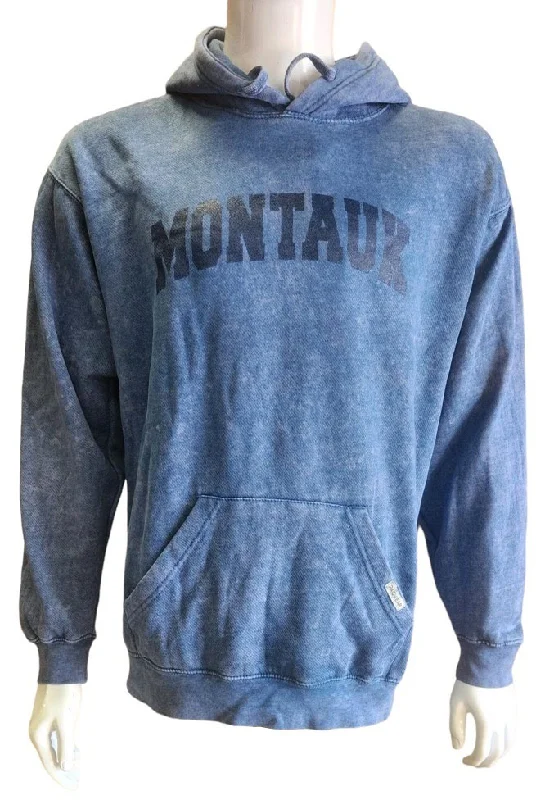 Amazing Deals Adult Unisex Screen Printed Montauk Hooded Pullover