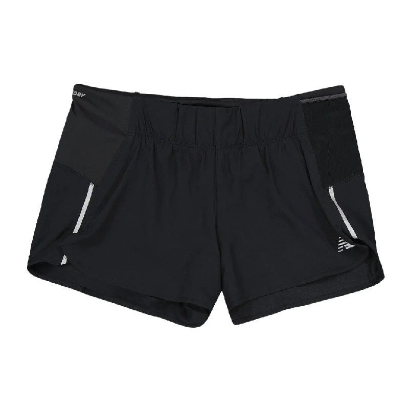 Best Bargains New Balance - Women's Impact Run 3" Shorts (WS21267 BK)