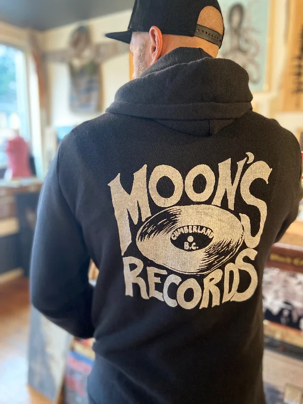 New Markdowns Moon's Records Zip Up Hoody