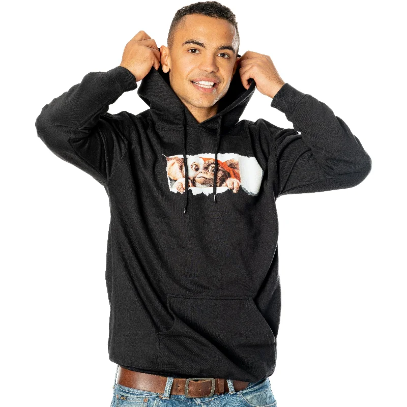 Extra Discounts Gremlins Adult Unisex Black Front Back Tear-away Hoodie