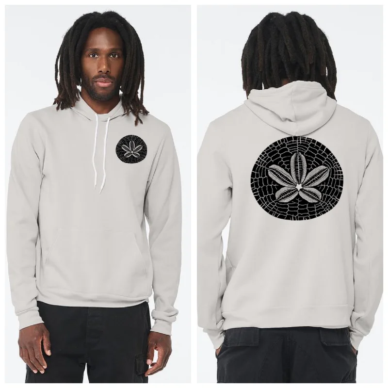 Act Now Sand Dollar -  Pullover Sponge Fleece Hoodie Silver
