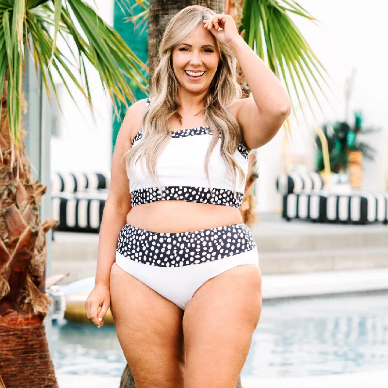 The Best Prices Hidden Islands Swim Top, White/Dalmatian