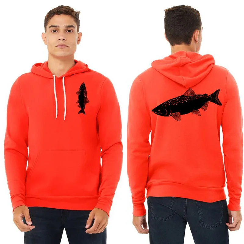 The Best Prices Salmon Sponge Fleece Pull Over Hoodie - Unisex Poppy