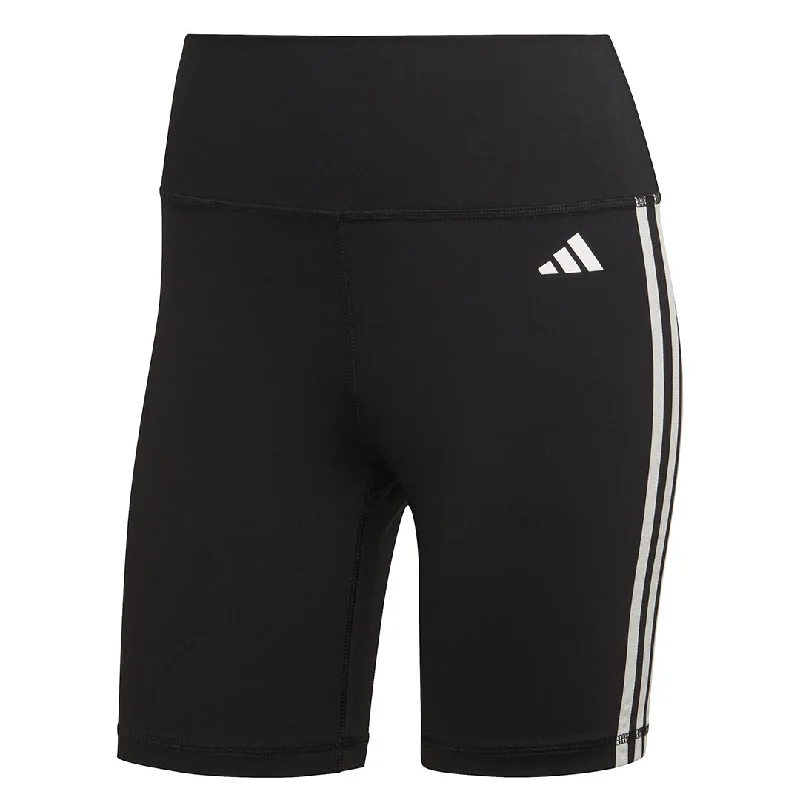 Shop and Save adidas - Women's Training Essentials 3 Stripes High Waisted Short Tights (HK9964)